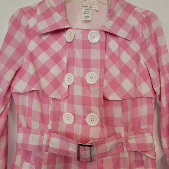 Y Apparel USA Spring Coat, Size Medium - Picture 4 of 8